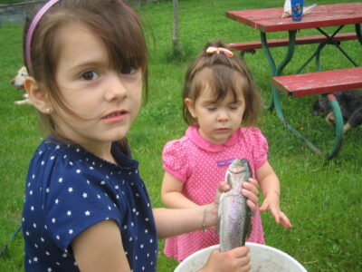 Kids with Fish